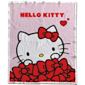 Pikkukuva 1 / 2: Hello Kitty Båge Sherpa-filt 130x170 cm – Mysig och Stilig!