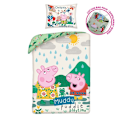 Pikkukuva 2 / 3: Peppa Pig Sängöverdrag i lerig design 140×200 cm, 70×90 cm