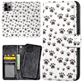 Miniatyrbild 1 av 2: iPhone 13 Pro Max - Plånboksfodral/Skal Paw Pattern multifärg