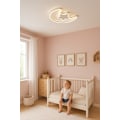 Miniatyrbillede 1 af 11: Takplafond LED vägglampa måne fjärrkontroll