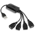 Miniatyrbillede 1 af 3: USB 2.0-Hub 4 Porte Black