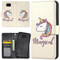 Miniatyrbillede 1 af 2: Samsung Galaxy S7 - Mobilcover/Etui Cover Magisk Pony
