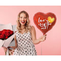 Miniatyrbilde 2 av 3: Love Love Is In The Air folieballong 37 cm