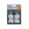 Miniatyrbillede 3 af 3: 4-Pak - Batteridrevne Fyrfadslys / LED-lys White