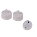 Miniatyrbillede 2 af 3: 4-Pak - Batteridrevne Fyrfadslys / LED-lys White