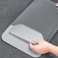 Miniatyrbilde 4 av 8: 13,3" Laptopveske / Dataveske / Macbook - Lær - Velg farge Grey