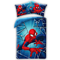 Miniatyrbillede 1 af 2: Spider-Man Dynamiskt Barnsängset 100×135 cm, 40×60 cm - Perfekt för Superhjälteälskare!