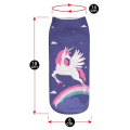 Pikkukuva 2 / 2: 3-Pack Ankelstrumpor / Strumpor - Ponny / Unicorn Multicolor one size
