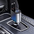 Miniatyrbillede 2 af 5: Billader - Oplader til Bilen - iPhone/Samsung - USB-C Black