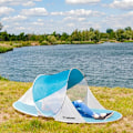 Miniatyrbillede 9 af 10: Strandtelt / Pop-Up Telt / Vindbeskyttelse - 190x120x90cm Multicolor