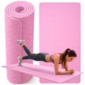 Yogamatta 190 cm tjock Rosa