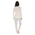 Miniatyrbillede 3 af 3: Pyjamas Lang - PILUS - Model ADA - Ecru - Optimal Komfort - Tidensløs Elegance Ecru 44