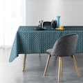 Miniatyrbillede 2 af 2: Fleksibel rektangulær dug - 150 x 240 cm - Art déco blå - Blå Blå