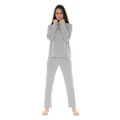 Miniatyrbillede 2 af 3: Pyjamas Længde Kvinde - PILUS - Andréane - Strik - Elastisk Talje - Lysegrå Grå 40