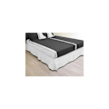 Miniatyrbillede 2 af 3: Cache sommier plateau 3 plader 140x190 cm hvid - Hvid