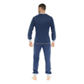 Miniatyrbild 2 av 2: Pyjamas Lång Joggingblå Dorian - CHRISTIAN CANE - Herr - Ficka på toppen - Rund hals - Elastisk midja Blå XXL