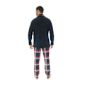 Pikkukuva 3 / 3: Veste Col Chale Bleu Ugo Veste Col Châle Pilou Pilou 4548 Blå M