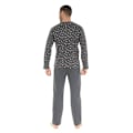 Pikkukuva 2 / 2: Pitkä Harmaa Pyjama Durald - Christian Cane - Mies - Tunisialaista Kaulusta - 100% Puuvilla Paksu Grå M
