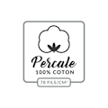 Miniatyrbillede 4 af 5: Drap housse 160x200 cm - Percale 100% bomuld - Hætte 30 cm - Hvid - DOUCEUR D'INTERIEUR Vit