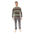 Pikkukuva 1 / 2: Pyjama Pitkä - Stefen - 4682 - Pehmeä Sametti - Unisex - Mukava ja Lämmin Grå XL
