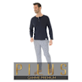 Miniatyrbillede 1 af 2: Pyjamas Lang Blå Urias Pyjamas Lang 4622 Blå jag