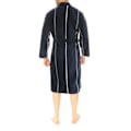 Miniatyrbillede 3 af 3: Peignoir - Christian Cane - Marineblå - 93% Bomuld - Kimono krave - Str. M