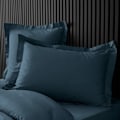 Miniatyrbild 5 av 5: Örngott - Percale - 50x70 cm - 100% bomull - Mörkblå - Tvättbar vid 30° Midnattsblå