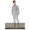 Pikkukuva 1 / 2: Pyjama Pitkä Harmaa Ubaldin Pyjama Pitkä 100% Puuvilla 4576 Grå M