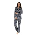 Miniatyrbild 1 av 2: Pyjamas Lång Blå Roxette - Dam - Knapp Pyjamas - Blå - Vuxen Blå 44
