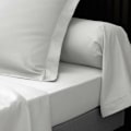 Miniatyrbillede 3 af 5: Pudebetræk - Percale - 63x63 cm - 100% bomuld - Hvid - Vaskbar Vit