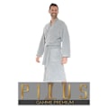 Pikkukuva 1 / 3: Kimono Pitkä - PILUS - Blaise - Vaaleanharmaa - 2 Taskua - Mukava Grå M