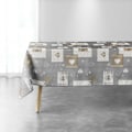 Pikkukuva 1 / 3: NAPPE SUORAKAIDE 150 x 240 CM POLYSTYRENE TULOSTETTU AUGUSTIN HARMAA