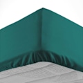 Miniatyrbild 2 av 5: Draps hus 180x200 cm - Huv 30 cm - 100% bomull - Smaragd Smaragd
