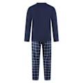 Miniatyrbild 2 av 3: Lång pyjamas i bomull - CHRISTIAN CANE - Herr - Marinblå - Blå Marin S