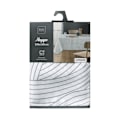 Miniatyrbillede 4 af 4: Nappe kvadratisk 150 x 150 cm polyester trykt linea Sans Vit