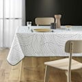 Miniatyrbillede 3 af 4: Nappe kvadratisk 150 x 150 cm polyester trykt linea Sans Vit