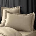 Miniatyrbillede 5 af 5: Pudebetræk - Percale - 50x70 cm - 100% bomuld - Beige - Vaskbar ved 30° Sand