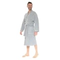 Pikkukuva 2 / 3: Kimono Pitkä - PILUS - Blaise - Vaaleanharmaa - 2 Taskua - Mukava Grå M