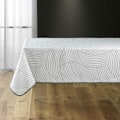 Miniatyrbillede 1 af 3: Nappe kvadratisk 150 x 150 cm polyester trykt linea Sans Vit