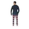 Miniatyrbillede 2 af 2: Pyjamas Lang Blå Ugo Pyjamas Lang Pilou Pilou 4534 Blå XXL