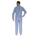 Miniatyrbild 2 av 3: Pyjamaset Villerest Pyjamaset Man 100% Bomull - Tillverkad i Frankrike 1560 Blå M