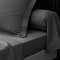 Pikkukuva 3 / 5: Tyynynpäällinen - Percale - 50x70 cm - 100% puuvilla - Antrasiitti - Konepestävä 30° C Stål