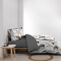 Pikkukuva 3 / 5: Parure 2 osaa 140 x 200 cm mikrokuvio Trigone Grå