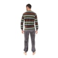 Pikkukuva 2 / 2: Pyjama Pitkä - Stefen - 4682 - Pehmeä Sametti - Unisex - Mukava ja Lämmin Grå XL