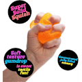 Miniatyrbilde 2 av 2: Squishy Sensorisk Klemmeleke Gumdrop Elastisk Stress Sensorisk Fidget Leke Teksturert Sensorisk Leke med Super Solid Squish Farger Kan Variere - Gave f[D] s