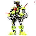 Miniatyrbild 1 av 2: Stjärnkrigare Soldat Bionicle Hero Factory Robot Figur Byggklossar Modell Leksak Grön Green 1 Pc