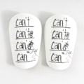 Miniatyrbillede 1 af 10: 1 par fodboldbenskinner til børn HVID-SORT HVID-SORT White-Black S