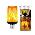 Miniatyrbillede 2 af 5: B22 E27 LED Flammeeffekt Lys, 4 Tilstande, Festlige LED Flammeeffekt Lys, Simuleret Ildflammer, Lampe til KTV, Festival, Have, Dekoration E27 4 Mode 9W