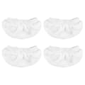 Damprenser Erstatningsmoppehoveder Vaskbare Genanvendelige Moppeklude - God White 4PCS
