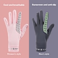 Miniatyrbilde 4 av 8: Sykkelhansker for kvinner UV-beskyttelse Sommer Anti-Solbrenthet Tynn A C